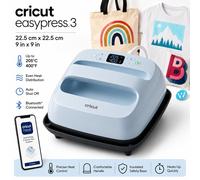 Cricut EasyPress 3 Heat Press – 9 x 9 in – Heats to 205°C/400°F – Zen Blue