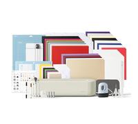 Cricut Explore® 5 Ultimate Bundle + Digital Content, Smart Cutting Machine with Heat Press for DIY Crafts, Vinyl Decals, T-Shirts, Full-Color Stickers & Cards