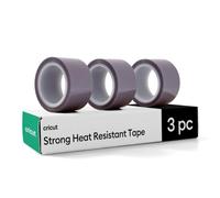 Cricut Heat-Resistant Tape, Extra Strong, 2.5 cm x 10.1 m (1 in x 33 ft), Purple, Ideal for Heat Transfer Projects, Resists Heats up to 400°F (205°C) - Pack of 3