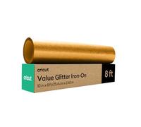 Cricut Value Glitter Iron-on - Gold - 10 in x 8 ft (1)