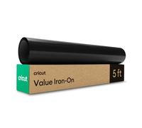 Cricut Iron On | Black | 1.5m (5ft) | Heat Transfer Vinyl Roll | for use with All Cricut Cutting Machines