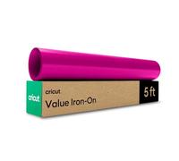 Cricut HTV Heat Transfer Vinyl | 1.5 m | Magenta | Iron-On HTV Vinyl for Fabric, Perfect for Custom T-Shirts & DIY Clothing