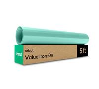 Cricut HTV Heat Transfer Vinyl | 1.5 m | Mint | Iron-On HTV Vinyl for Fabric, Perfect for Custom T-Shirts & DIY Clothing
