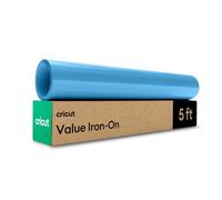 Cricut HTV Heat Transfer Vinyl | 1.5 m | Sky Blue | Iron-On HTV Vinyl for Fabric, Perfect for Custom T-Shirts & DIY Clothing