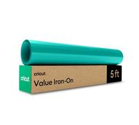 Cricut HTV Heat Transfer Vinyl | 1.5 m | Turquoise | Iron-On HTV Vinyl for Fabric, Perfect for Custom T-Shirts & DIY Clothing
