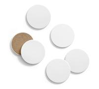 Cricut Infusible Ink Round Coaster Blank, White, Compatible with Infusible Ink, 6 Coasters