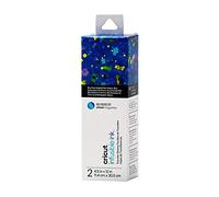 Cricut Infusible Ink Transfer 2 Sheets | 11.4cm x 30.5cm (4.5" x 12") | Blue Paint Splash | Ideal for use Mug Press