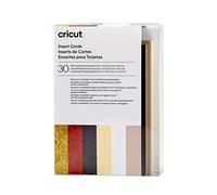 Cricut Insert Cards | Glitz and Glam | 12.1 cm x 16.8 cm (Cricut size R40) | Pack of 30 | For use with Cricut card mat