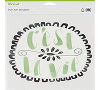 Cricut Iron-On HTV Designs | C'est La Vie | 1 Sheet | 21.5cm x 30.5cm (8.5" x 12"), Multi, One Size PC2004946