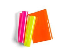 Cricut Iron On | Neon Glowsticks | 30.5cm x 30.5cm (12" x 12") | 3 x Heat Transfer Vinyl Sheets (HTV) | for use with All Cricut Cutting Machines