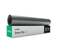 Cricut Iron On | Silver | 3.6m (12ft) | Heat Transfer Vinyl Roll (HTV) | for use with All Cricut Cutting Machines