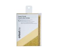 Cricut Joy Insert Cards, Cream/Gold Glitter