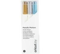 CRICUT Joy Metallic Marker Pens - Gold, Silver & Blue, Pack of 3