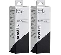 Cricut Joy Smart HTV Heat Transfer Vinyl | Black | 0.6 m | HTV Heat Transfer Vinyl Roll | Iron-On Vinyl for Fabric & T-Shirts | Compatible with All Cricut Cutting Machines | Joy Smart HTV Iron-On
