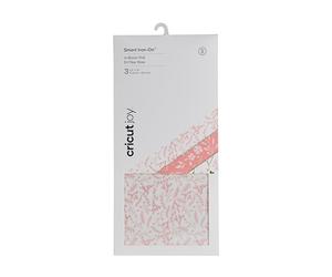 Cricut Joy Smart Iron On | in Bloom Pink | 30.5 cm (12 ft) | 3 x Heat Transfer Vinyl Sheets (HTV) | for use with Cricut Joy