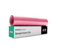 Cricut Joy Xtra Smart HTV Heat Transfer Vinyl | 1.2 m | Pink | Iron-On HTV Vinyl for Fabric, Ideal for Custom T-Shirts, Bags & DIY Projects