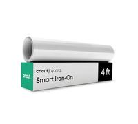 Cricut Joy Xtra Smart HTV Heat Transfer Vinyl | 1.2 m | White | Iron-On HTV Vinyl for Fabric, Ideal for Custom T-Shirts, Bags & DIY Projects