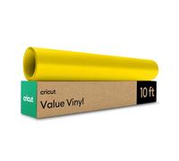 Cricut Permanent Adhesive Vinyl Roll | 30.5 cm × 3 m | Yellow | Ideal for Customising Mugs, Notebooks, Home Décor & DIY Projects