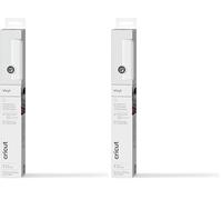 Cricut Permanent Adhesive Vinyl Sheet | 30.5 cm × 1.2 m | Gloss White | Self-Adhesive Vinyl for All Cutting Machines (Pack of 2)