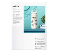 Cricut Printable Sticker Set, White, A4, Waterproof Sticker Set for Inkjet Printers, Compatible with All Cricut Machines - Pack of 6