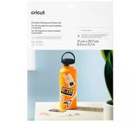 Cricut Printable Waterproof Sticker Set Heat transfer vinyl sheet Smooth heat transfer vinyl 6 sheets