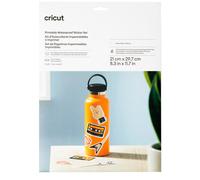 Cricut Printable Waterproof Sticker Set Heat transfer vinyl sheet Smooth heat transfer vinyl 6 sheets