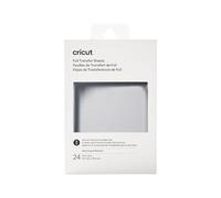 Cricut Foil Transfer Sheets | Silver | 10.1cm x 15.2cm (4" x 6") | 24 x Foil Sheets | For use with Cricut Foil Transfer Tool (sold separately)