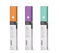 Cricut Smart Iron-On Matless Heat Transfer Vinyl (13 in x 36 in) Bright Orange Lavender Mint