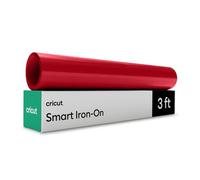 Cricut Smart HTV Heat Transfer Vinyl | 0.9 m | Red | Iron-On HTV Vinyl for Fabric, Ideal for Custom T-Shirts & DIY Projects