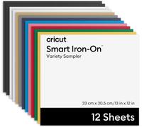 Cricut Smart Iron-On™ Vinyl, no Cutting mat, Variety Pack, 33 x 30.5 cm (13 i
