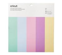 Cricut Smart Paper Sticker Cardstock | 10 Sheets | 33cm x 33cm | Pastels