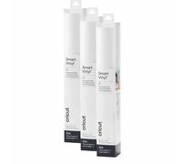 Cricut Smart Permanent Vinyl, White, 3-Pack of 3ft Rolls (13"x36") Adhesive Craft Vinyl - Matless Cutting for cuts up to 12ft with Maker 3 / Explore 3 Machines