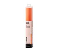 Cricut Smart Vinyl Removable - 13in x 3ft - Vinyl for Indoor/Glass Decal Projects - Compatible Explore 3/Maker 3 - Orange