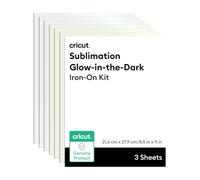 Cricut Sublimation Glitter Iron-On Kit - 8.5 in x 11 (3 ct)