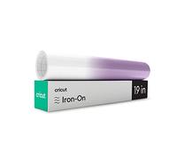 Cricut UV-Activated Colour Changing Iron On | White <-> Violet | 30.5cm x 48cm (12" x 19") | Heat Transfer Vinyl Roll (HTV) | for All Cricut Cutting Machines