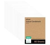 Cricut® Value Cardstock, White - 8.5 in x 11 in (80 Sheets)