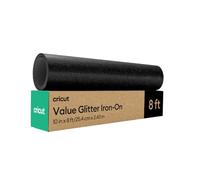 Cricut Value Glitter Iron-on - Black - 10 in x 8 ft (1)