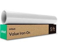 Cricut Value Iron On Vinyl | 30.5cm x 1.5 m (12" x 5 ft) | Heat Transfer Vinyl