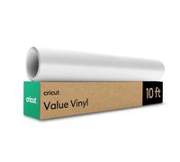 Cricut Value Removable Adhesive Vinyl, 30.5 cm x 3 m, White, Ideal for Personalised Decals, Labels & DIY Crafts, Removes Without Residue for All Cutting Machines