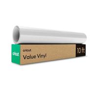 Cricut Vinyl Permanent | White | 3m (10ft) | Self Adhesive Vinyl Roll | for use with All Cricut Cutting Machines