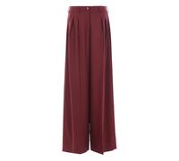 CRIDA pleated-front flap-pocket trousers - Red 0-1