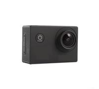 CRIDENG 4K Ultra HD Action Camera with 2.0-Inch LCD Screen, 1080p 30fps Recording, 170° Wide Angle Lens, Waterproof to 30m, Compact ABS Design, Remote Control, Black