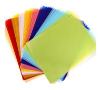 Cridoz Colored Vellum Paper 8.5 x 11, 9 Colors Transparent Clear Vellum Paper Translucent Tracing Paper Printable Vellum Drafting Sheets for Printing Drawing Ink Jet Laser Printer