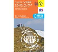 Crieff, Comrie & Glen Artney, Strathearn & Auchterarder: (OS Explorer Map Active OL 47 May 2015 ed)