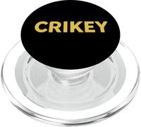 Crikey Aussie Slang Australia Print PopSockets PopGrip for MagSafe
