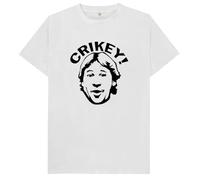 Crikey! Steve Irwin Crocodile Hunter Kids Womens Mens T Shirt XXL Black