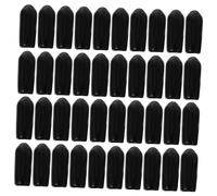 CRILSTYLEO 100pcs Diy Headband Rubber Ends Hair Hoops Caps Elastic Band Dread Lock Head Band