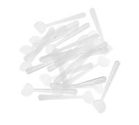 CRILSTYLEO 100pcs Face Cream Mask Spatula Set Skincare Makeup Applicator Double-ended Plastic Spoons Spoon Travel-friendly Tool