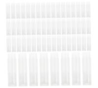 CRILSTYLEO 100pcs Lip Balm Tube with Caps Durable Empty Lip Balm Containers for Diy Cosmetic Use Lightweight and Portable Lipstick Storage Tubes