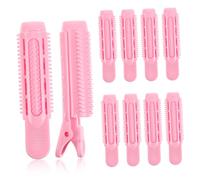 CRILSTYLEO 10pcs Bangs Rollers Grip Clips for Hair Styling Fluffy Hair Root Curler Accessories Easy to Use Roller Clips Volume